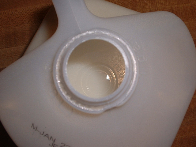 Reflection of milk in jug...