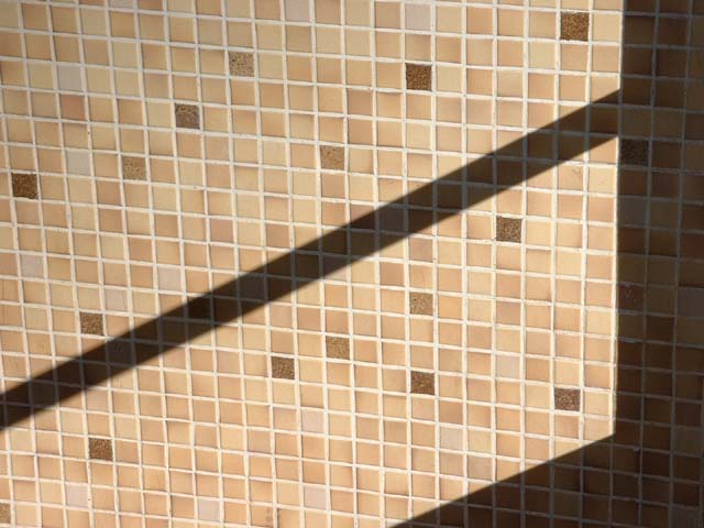 Shadows on tile...